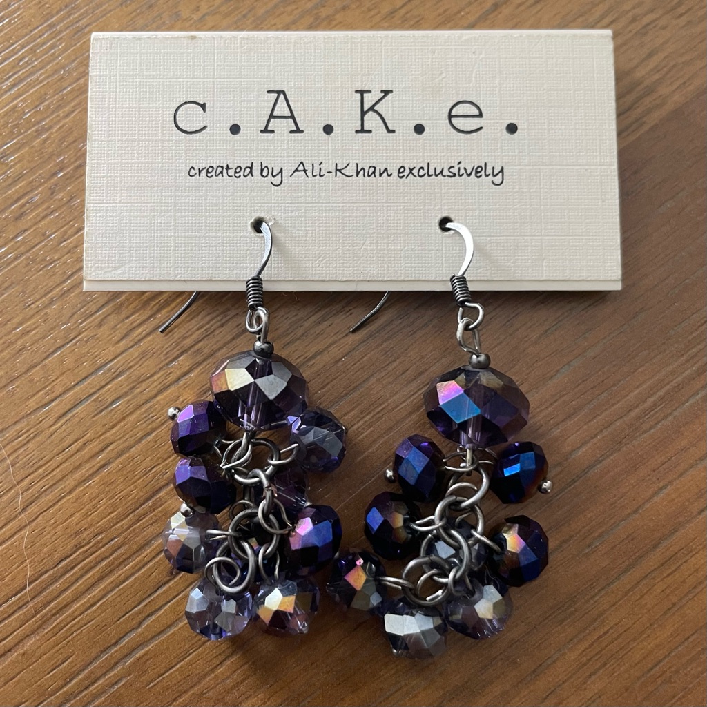 C.A.K.E Dangling Crystal Earrings